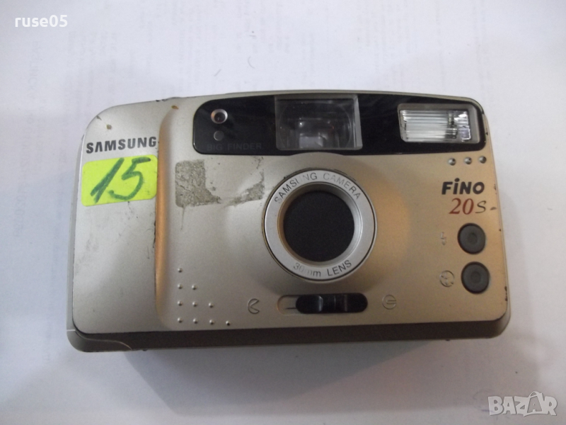 Фотоапарат "SAMSUNG - FINO 20 s" - 1 работещ, снимка 1