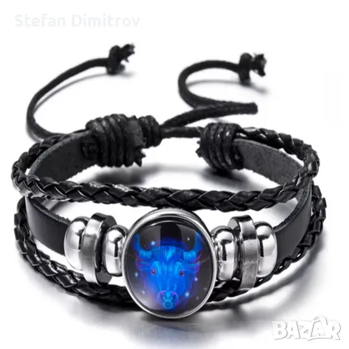 Гривна със зодия Телец, снимка 1