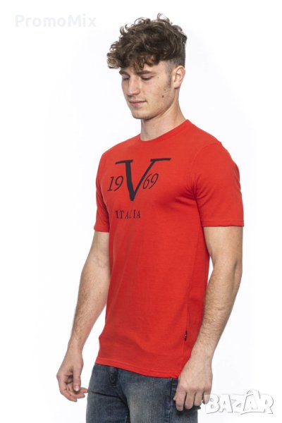 Мъжка тениска 19V69 Italia Rayan Red by Versace 19.69 Mens T-Shirt блуза с къс ръкав , снимка 1