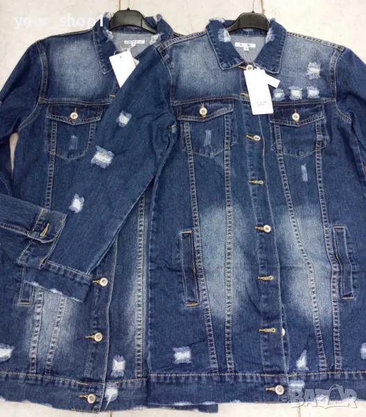 Дамско дънково яке , снимка 1