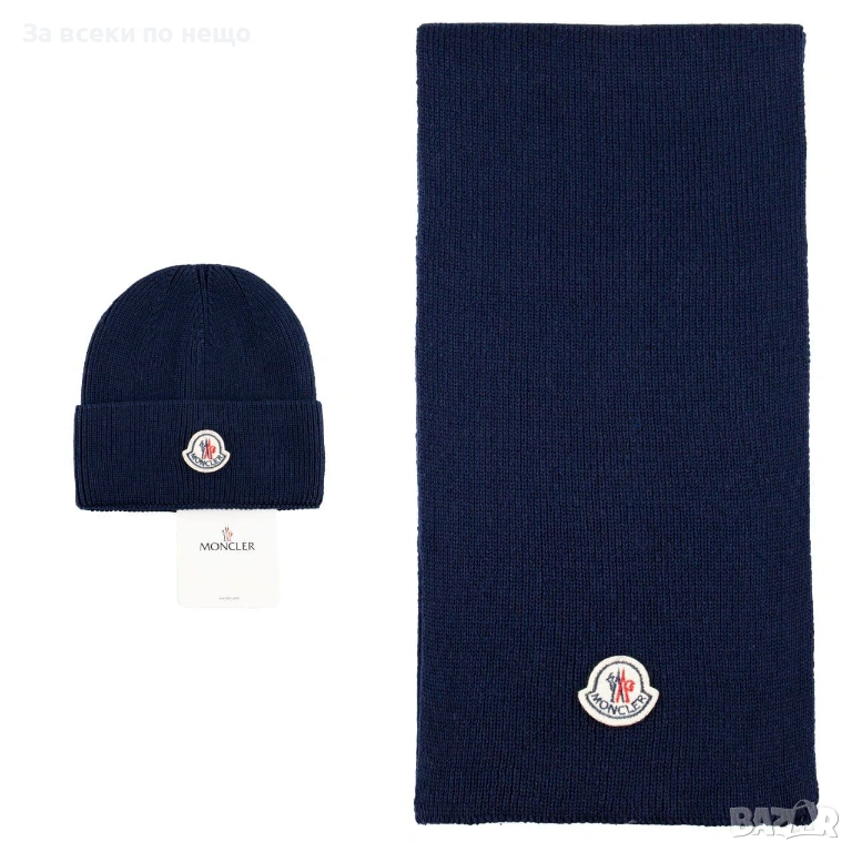 Moncler Комплект Зимен Шал И Зимна Шапка - Налични Различни Цветове Код SK430, снимка 1