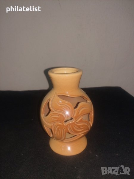 Малка декоративна керамична ваза #1, снимка 1