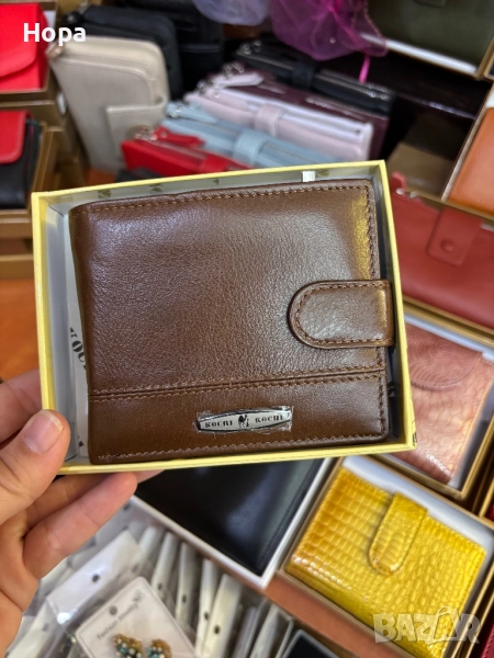 Мъжко портмоне естествена кожа, снимка 1