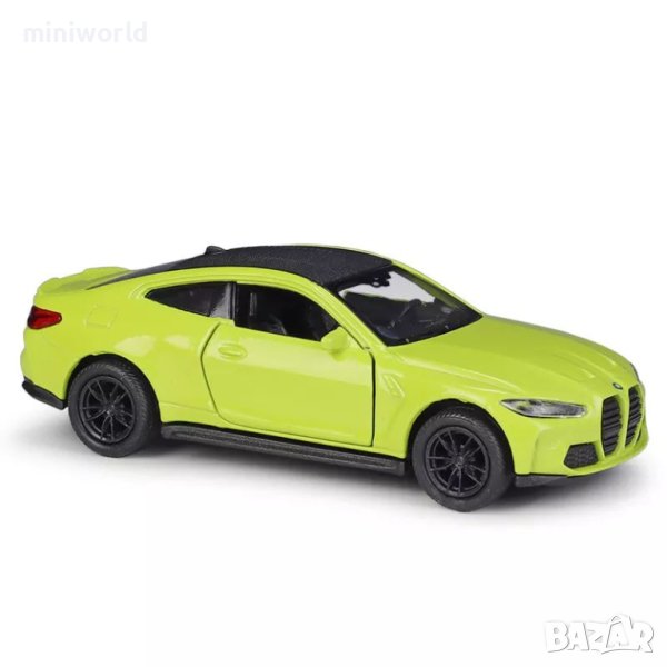 BMW M4 Coupe Simulation - мащаб 1:36 на Welly моделът е нов в кутийка, снимка 1