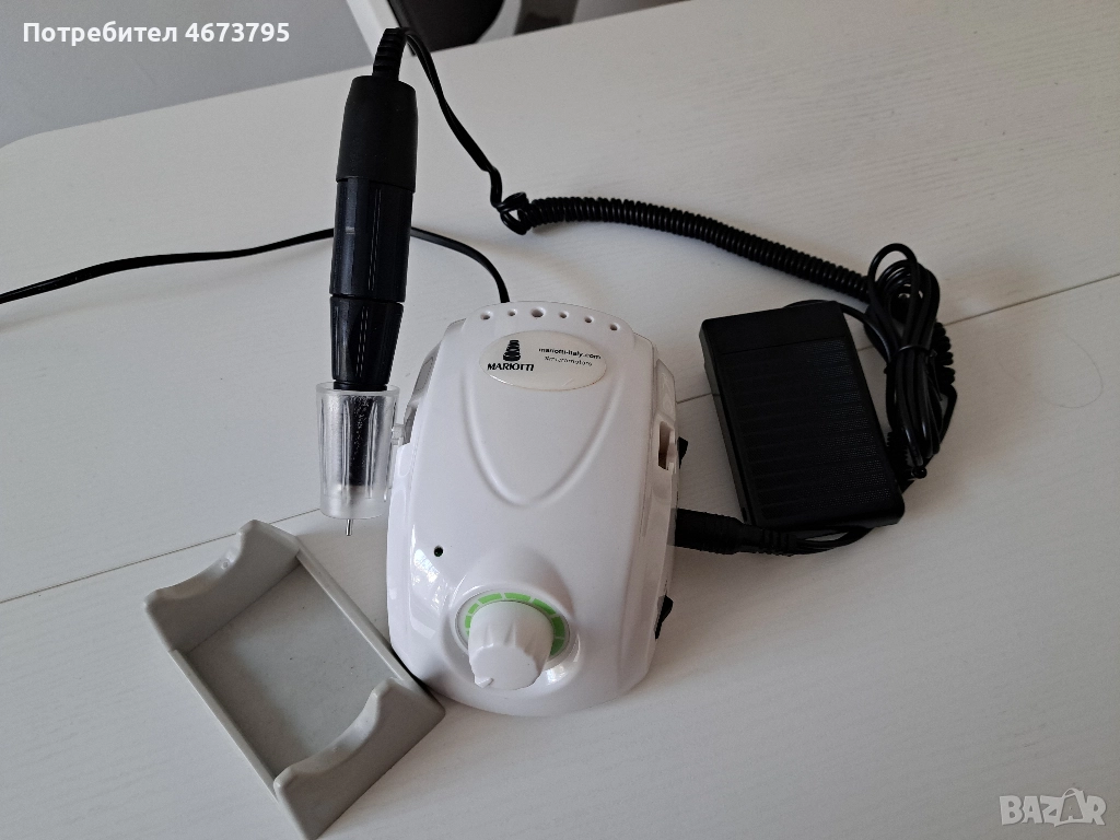 Електрическа пила за нокти с мотор Mariotti, снимка 1