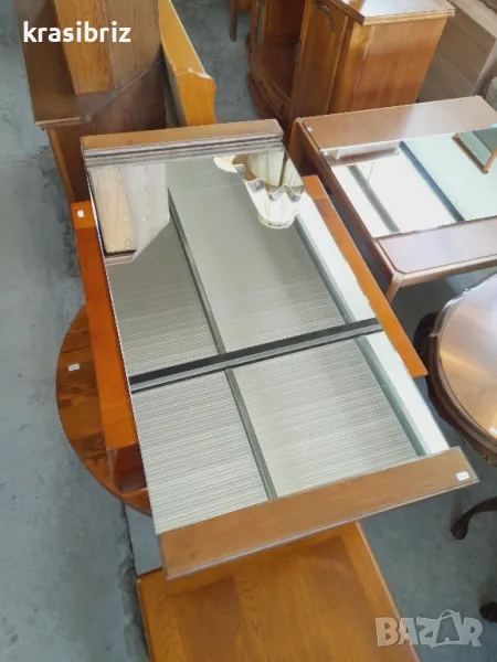 Огледало с Дървена Рамка внос от Германия , снимка 1