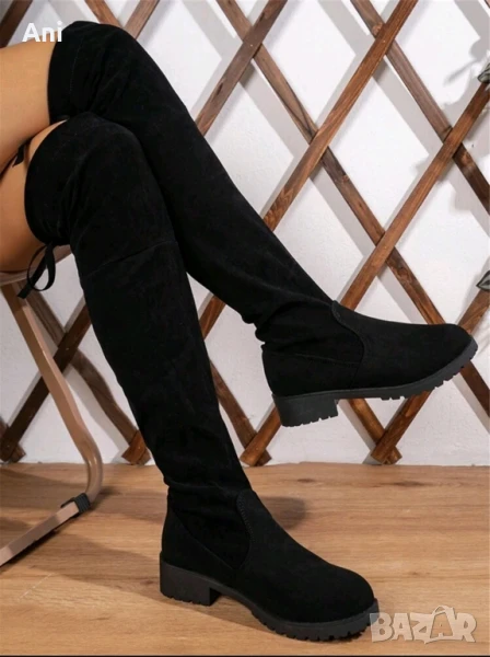 НОВИ Велурени ботуши, снимка 1