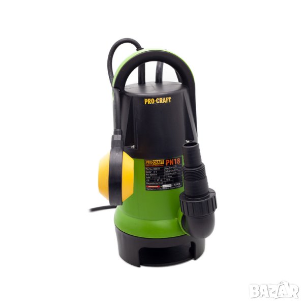PROCRAFT PN18 Потопяема водна помпа за чиста и мръсна вода, снимка 1