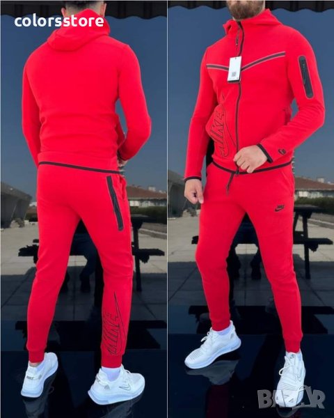 Червен мъжки спортен екип  Nike Air  код SS-P100, снимка 1