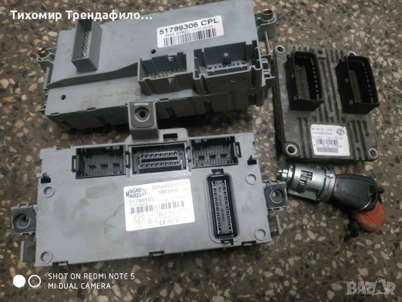 Lancia musa ecu IAW5SF.M3 , IAW 5SF.M3, 61601.139.04 , 51799305 BODYCONTROL, 51799306,бодиконтрол,кл, снимка 1