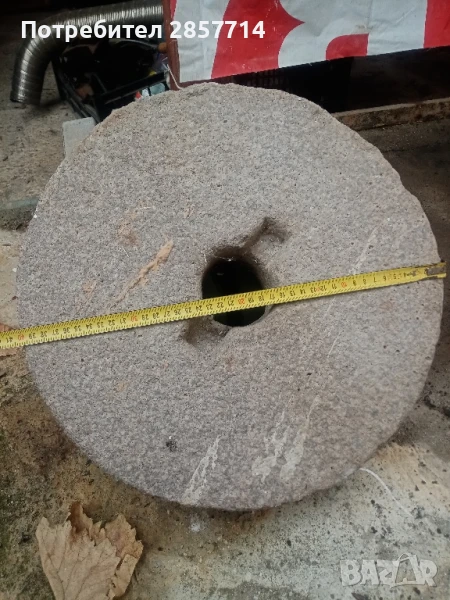 Воденичен камък хромел за декорация , снимка 1