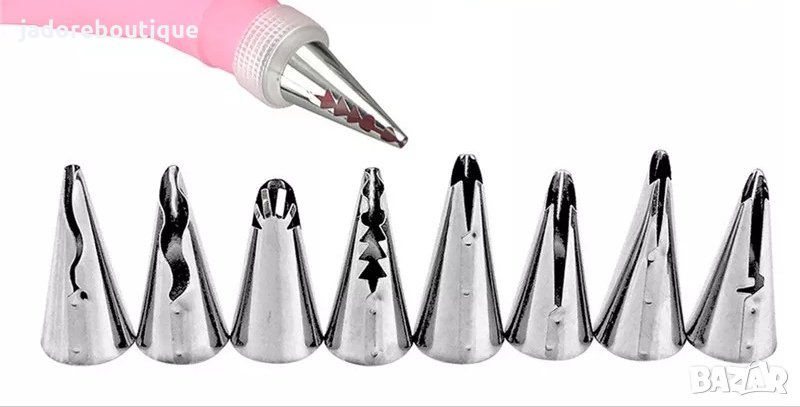 7 броя накрайници за пош комплект , снимка 1