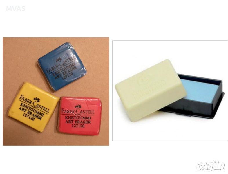 Хлебни гуми Faber Castell и Koh-i-noor меки гуми за рисуване, снимка 1