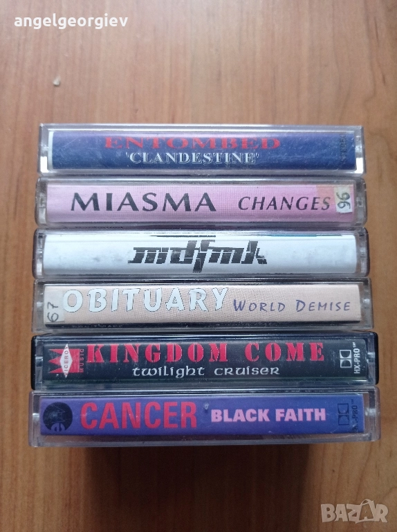 Аудио касети с метъл музика, снимка 1