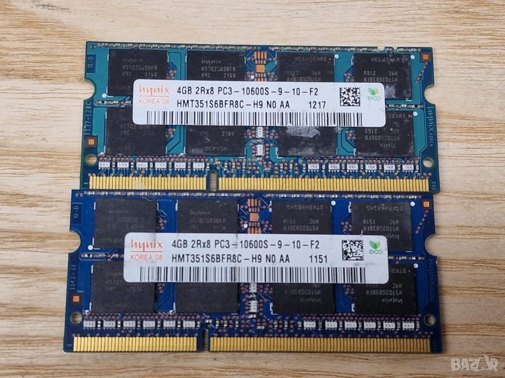 ✅4GB DDR3 16 чипа 1333Mhz Hynix Ram Рам Памет за лаптоп, снимка 1