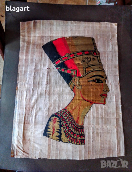 картина на папирус-Нефертити, снимка 1