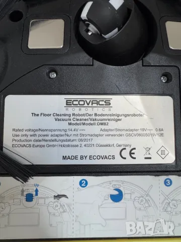 Прахосмукачка Робот Ecovacs Deebot DM82 – Мощно Засмукване, 4 Режима, 2600mAh + Дистанционно!, снимка 6 - Прахосмукачки - 49262502