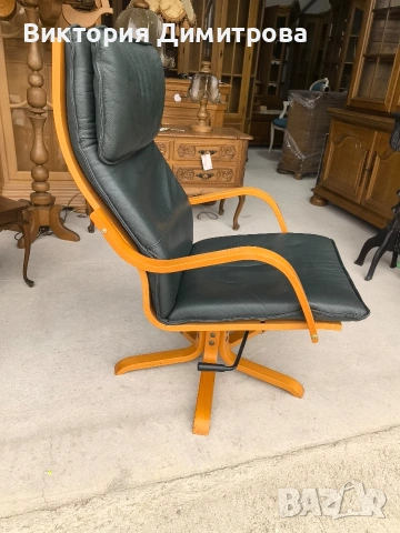 Релакс кресло POÄNG IKEA (код 01-064), снимка 6 - Дивани и мека мебел - 53575788