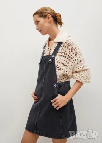 MANGO Дамски дънков сукман  , снимка 1