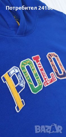 POLO Ralph Lauren Cotton Mens Size S /M ОРИГИНАЛ! Мъжки Суичер!, снимка 9 - Спортни дрехи, екипи - 47865982