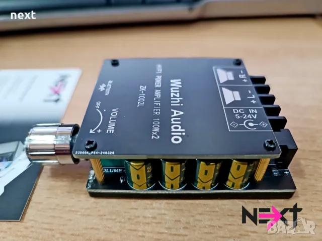 Мини усилвател с Блутут ZK-1002L _ 2х100W_ Mini Bluetooth 5.0 Wireless, снимка 2 - Ресийвъри, усилватели, смесителни пултове - 49269469
