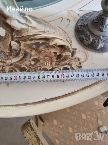 Каминен часовник , снимка 5 - Антикварни и старинни предмети - 53565004