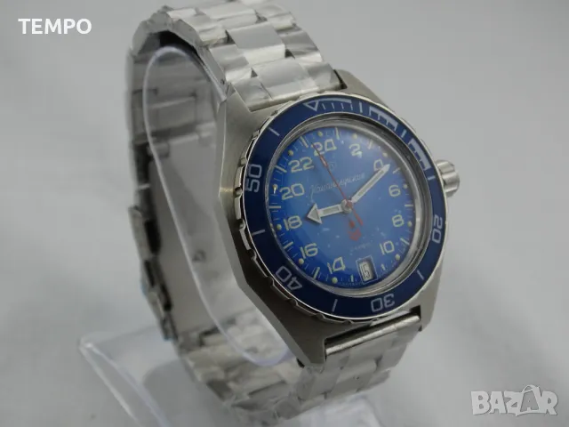 ВОСТОК КОМАНДИРСКИЕ АВТОМАТИЧЕН-24 часа  ref: 650547, снимка 15 - Мъжки - 41785173