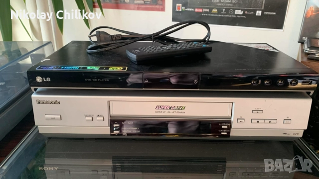 6 главо стерео видео Panasonic NV-HV61EG+DVD LG