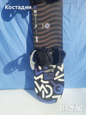 Сноуборд 130см. SALOMON EL CAPITAN с автомати , снимка 3 - Зимни спортове - 52770476