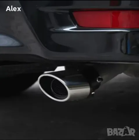 Универсален накрайник за ауспух Вход : 6мм , Дължина : 13см, снимка 3 - Аксесоари и консумативи - 48376834