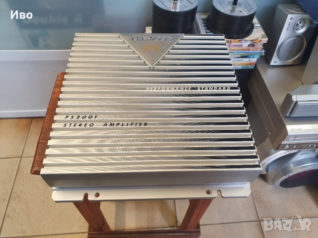 Авто усилвател Kenwood KAC-PS200T В отлично техническо и визуално състояние.  1 × 96 вата , канал 1 , снимка 2 - Аксесоари и консумативи - 52035137