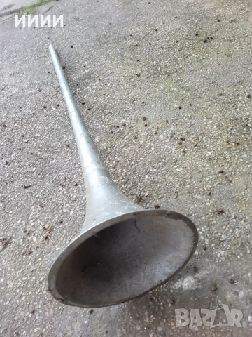 Военна тръба рог свирка, снимка 2 - Антикварни и старинни предмети - 52829653