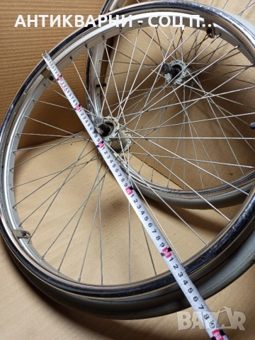 Комплект Стари Рингови Колела За Инвалидни Колички., снимка 8 - Антикварни и старинни предмети - 51571093