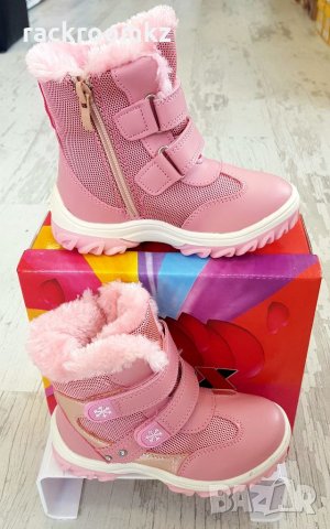 Топли детски боти с велкро, снимка 2 - Бебешки боти и ботуши - 34561777