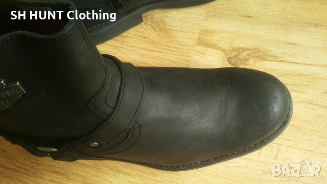 HARLEY DAVIDSON Scout Boot Leather размер EUR 45 обувки естествена кожа - 2391, снимка 8 - Мъжки боти - 53866371
