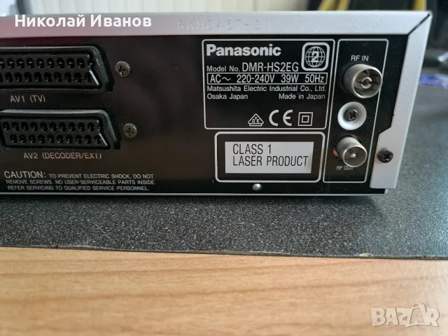 Panasonic DMR-HS2, снимка 5 - Плейъри, домашно кино, прожектори - 50227871