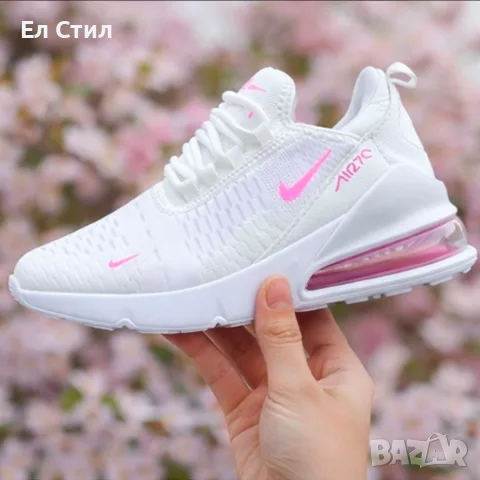 💎Nike Air Max 270 Цвят Бяло и Розово 36 37 38 39 40 Цена:61€ Еконт