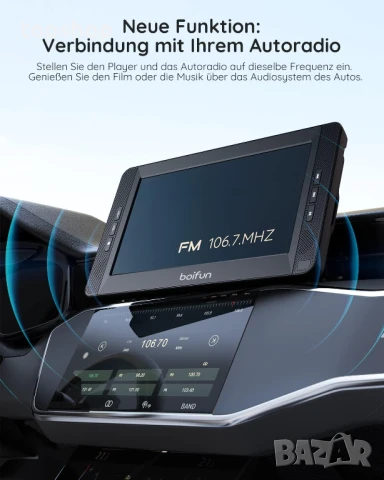 BOIFUN BFN-101 DVD / USB/ SD плейър за задна седалка на кола 2 екрана 10,5 инча, снимка 2 - Аксесоари и консумативи - 50500989