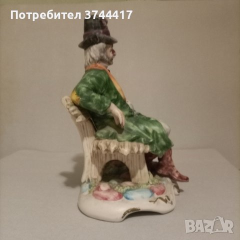 Уникална много красива старина,голяма фигурка статуетка,рядка находка., снимка 7 - Антикварни и старинни предмети - 43492969