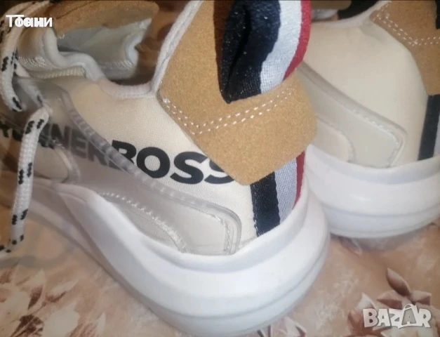 RUNNERBOSS Оригинал Нови Дамски Маратонки Изцяло от Естествена Кожа 42, снимка 9 - Маратонки - 51244938