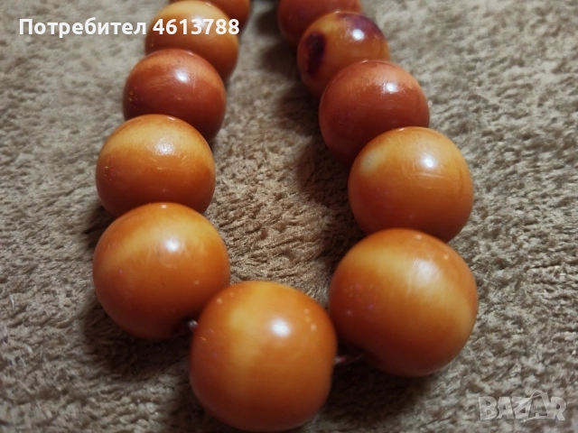 Стара Бакелитена броеница, снимка 5 - Антикварни и старинни предмети - 52806779