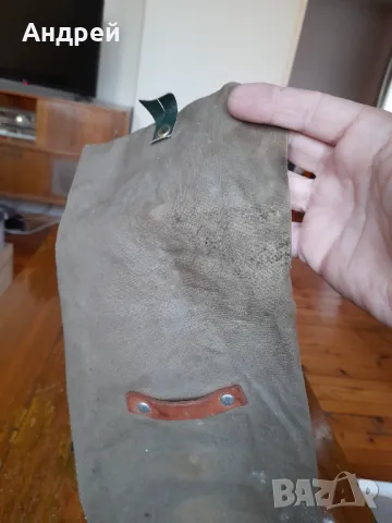 Стара брезентова военна чанта,сумка,чохъл #2, снимка 8 - Антикварни и старинни предмети - 49454096