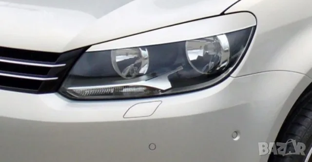 Вежди за фарове за VW Touran (2010-2015) - Германия - Черни