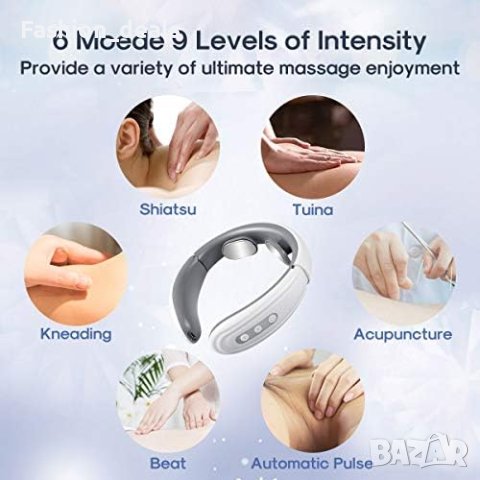 Нов преносим Масажор за врата при болки в шията с функция за загряване, снимка 5 - Масажори - 41269366