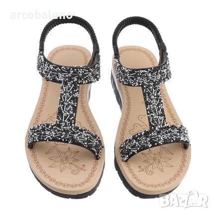 Дамски сандали на клин, 4цвята , снимка 13 - Сандали - 41025553