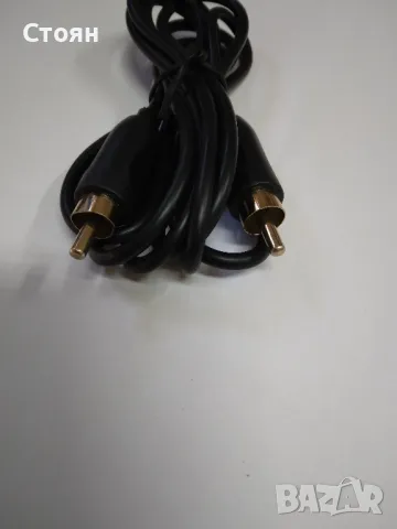 Кабел аудио видео, чинч мъжко-към чинч мъжко RCA-RCA, снимка 2 - Кабели и адаптери - 47835998