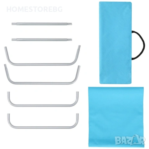 Градински сгъваем туристически стол – преносим плажен стол с чанта , снимка 3 - Градински мебели, декорация  - 53105887