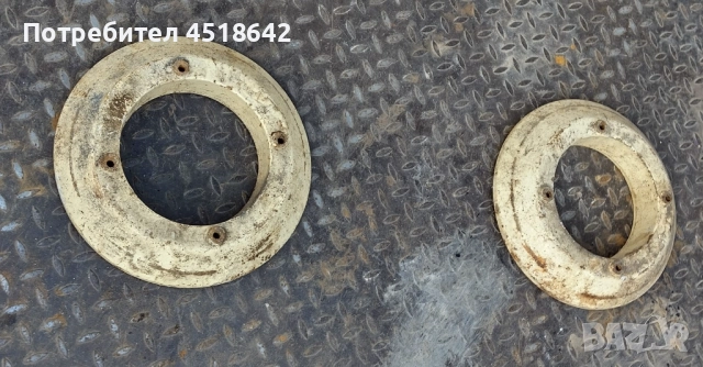 2 х 16кг, тежести за трактор, фреза, мотоблок