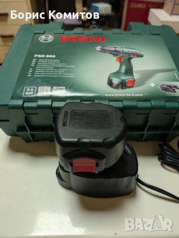 Винтоверт BOSCH psr 960, снимка 4 - Куфари с инструменти - 51583595