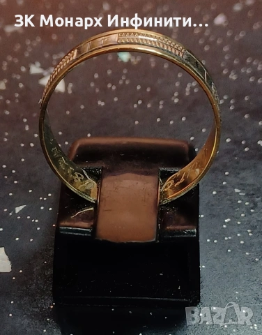 Златен пръстен /585/, снимка 4 - Пръстени - 53421847